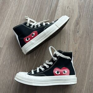 Comme des Garçon Converse Black High Top